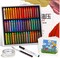Artist Oil Pastels 48 Colors Set - Soft and Smooth Pastel are Easy-to-Mix, Professional Oil Pastel set Drawing Kit Art Supplies for both Kids and Adults Paint